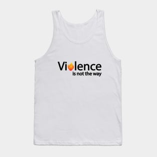 Violence is not the way artistic design Tank Top